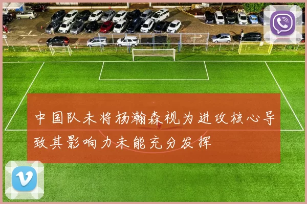 中国队未将杨瀚森视为进攻核心导致其影响力未能充分发挥